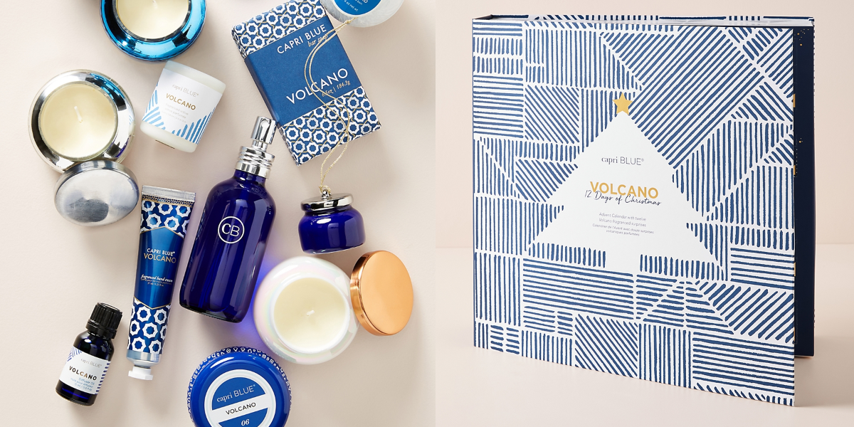 Anthropologie Just Released a Capri Blue Volcano Advent Calendar Anthropologie Just Released a Capri Blue Volcano Advent Calendar