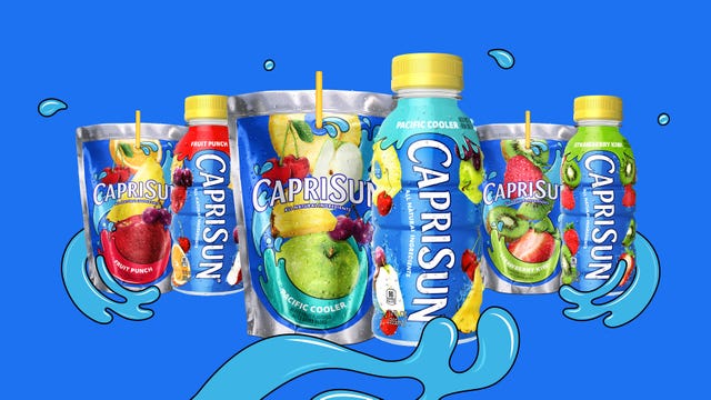 capri sun pouches and bottles