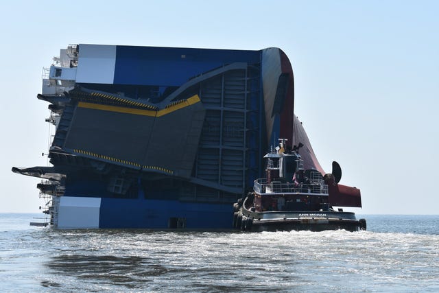 Cargo Ship Capsizes With Thousands Of New Cars On Board