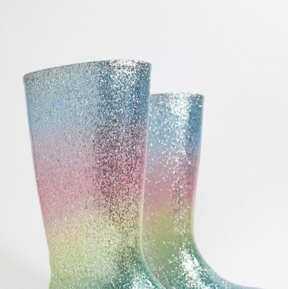 Estas botas de agua arcoíris alegrarán los días que llegarán- Botas de agua arcoíris