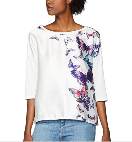 Clothing, White, Sleeve, Shoulder, T-shirt, Long-sleeved t-shirt, Neck, Top, Joint, Arm, 