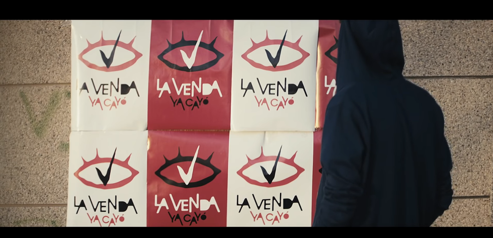 Imágenes del videoclip de la venda en Eurovision