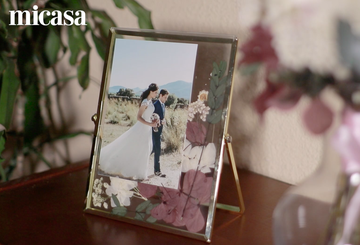 Un recordatorio de boda DIY