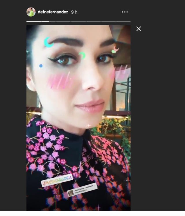 Dafne Fernández instagram