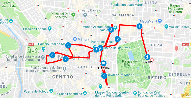 Recorrido de 'La campana de París 2024 en Notre Dame' 2019.