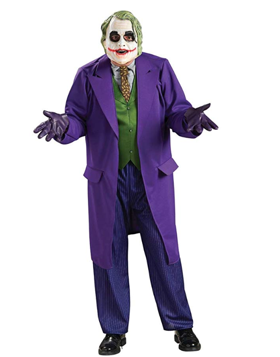 Joker, Supervillain, Costume, Fictional character, Purple, Outerwear, Suit, Riddler, Clown, 