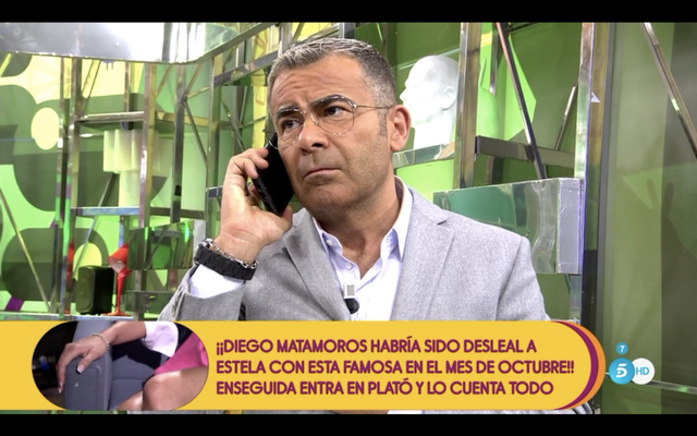 Jorge Javier recibe una llamada sobre GH VIP