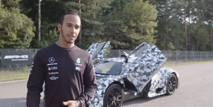 Lewis Hamilton con el Mercedes-AMG Project ONE