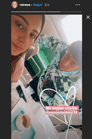 Rocío Flores, hija de Rocío Carrasco, en el hospital