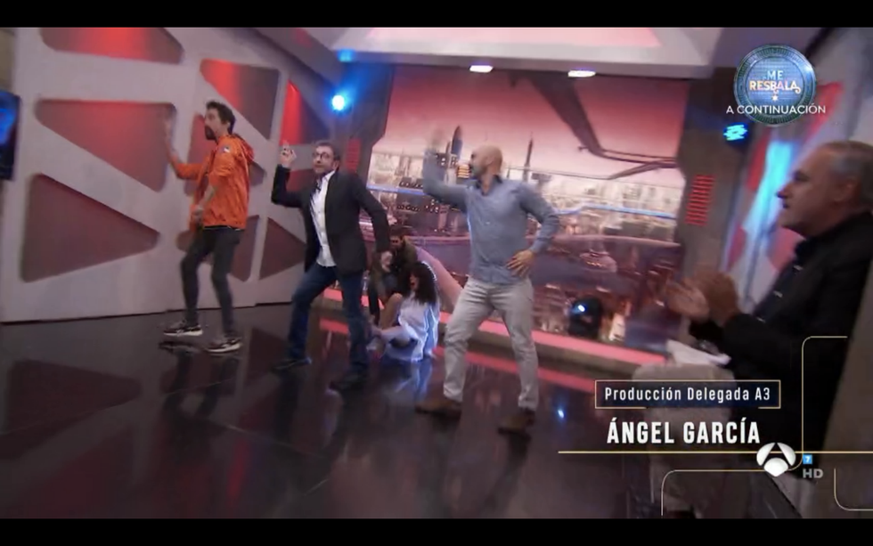 Pilar Rubio sufre una pequeña caída en bailando en el Hormiguero