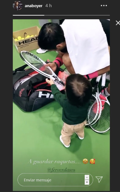 el hijo de ana boyer sigue los pasos de su padre