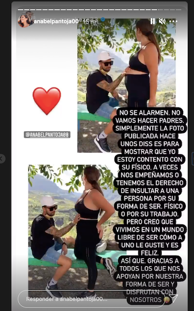 anabel desmiente el positivo del test