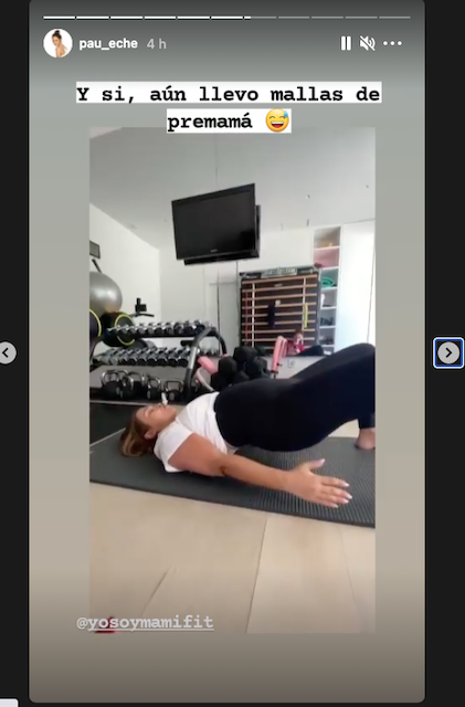paula echevarria y su rutina de ejercicios