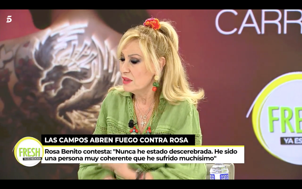 rosa benito estalla contra maria teresa campos