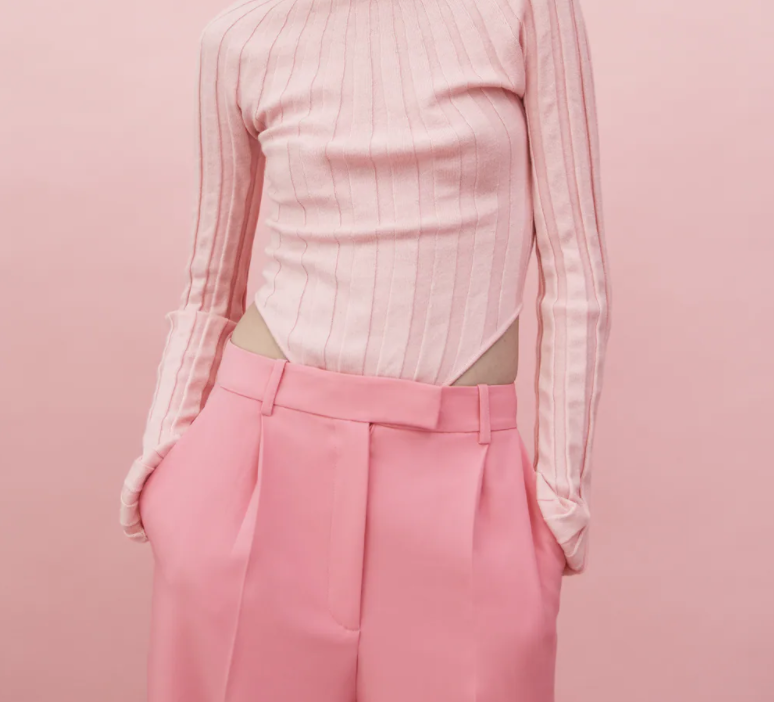 El ancho rosa de Zara PRENDA