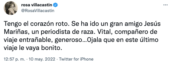 despedida jesús mariñas