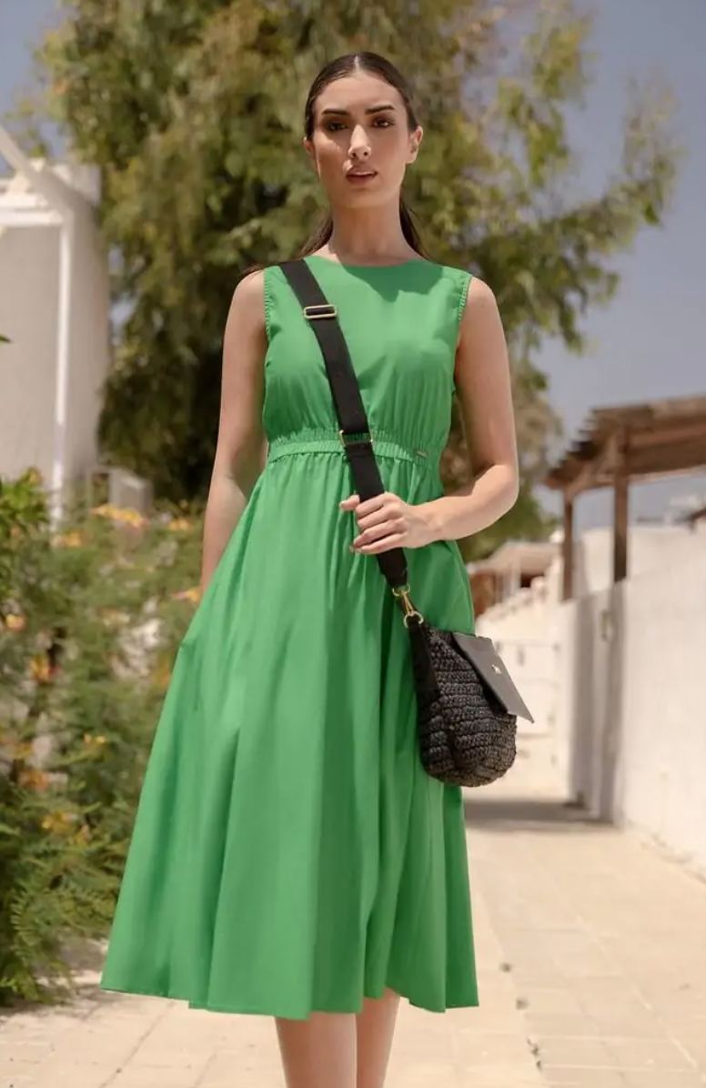 El vestido verde Pau Eche que es increíble