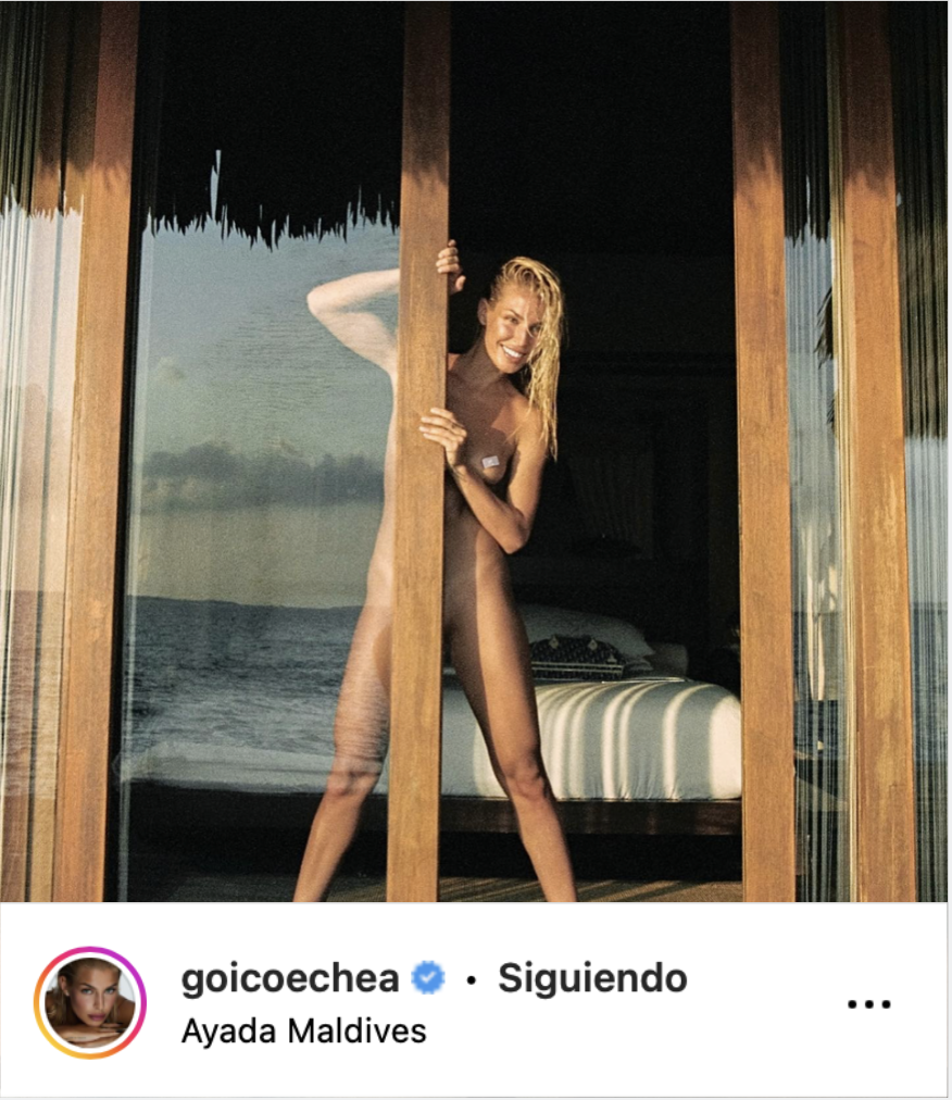 Jessica Goicoechea presume de abdominales y piernas definidas en una imagen  sin ropa