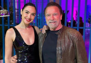 gal gadot y arnold schwarzenegger