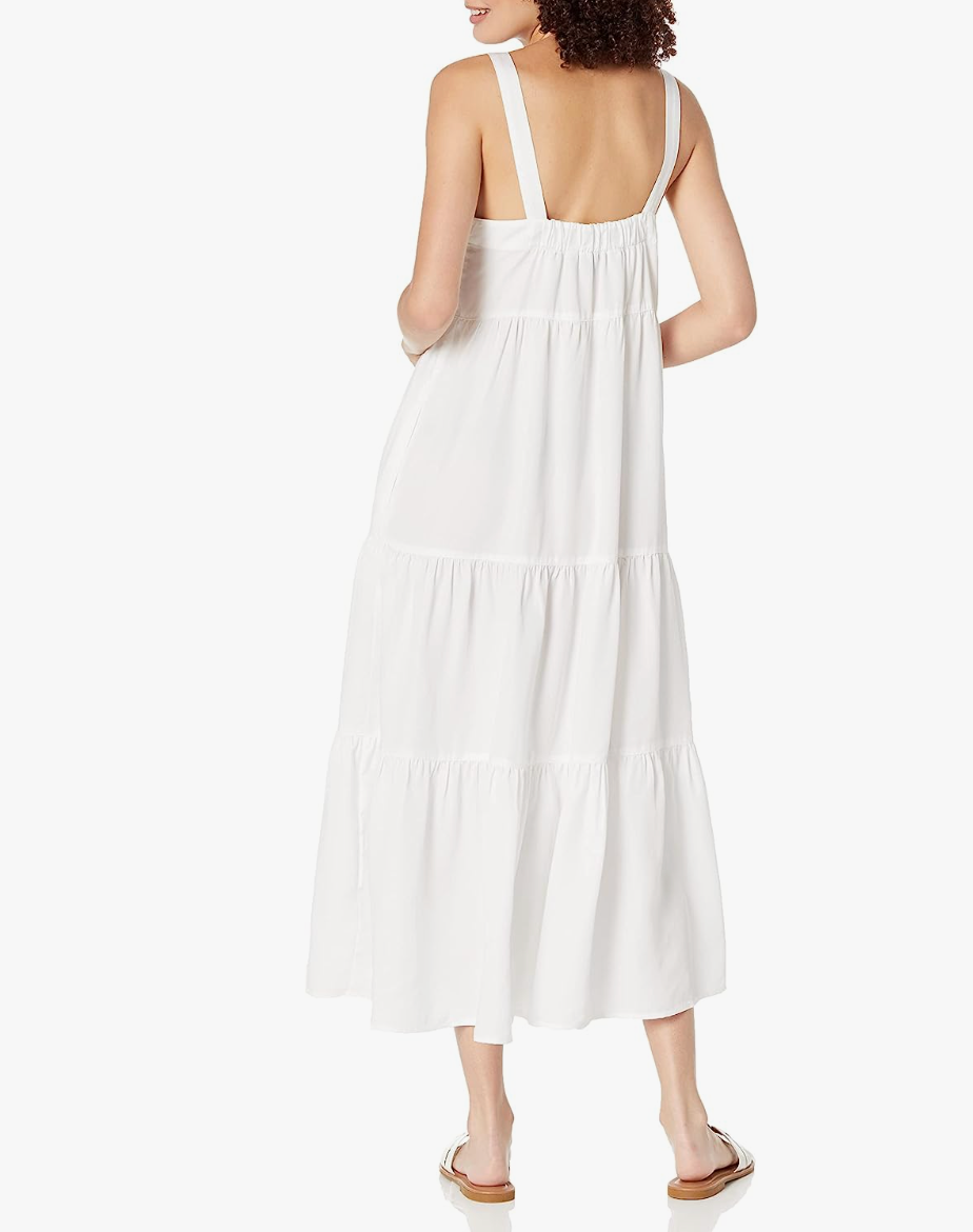 vestido blanco de tirantes de amazon