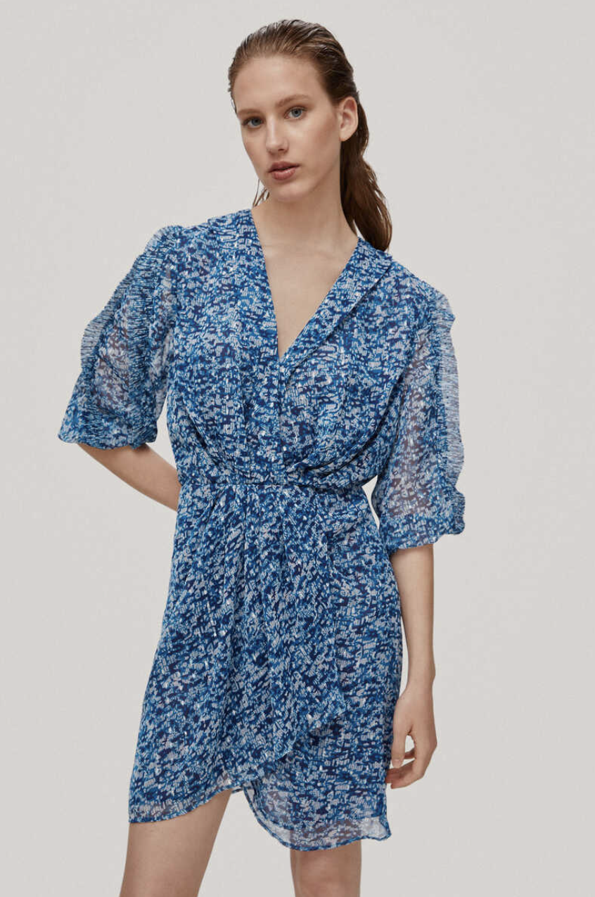 Vestido azul marino pedro del hierro hot sale