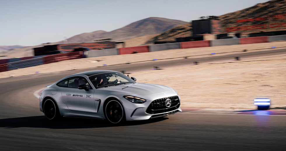 mercedes amg gt coupe george russell las vegas