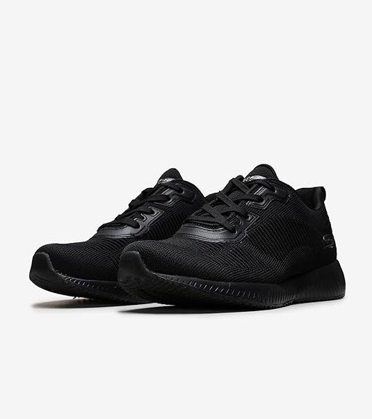 a pair of black shoes
