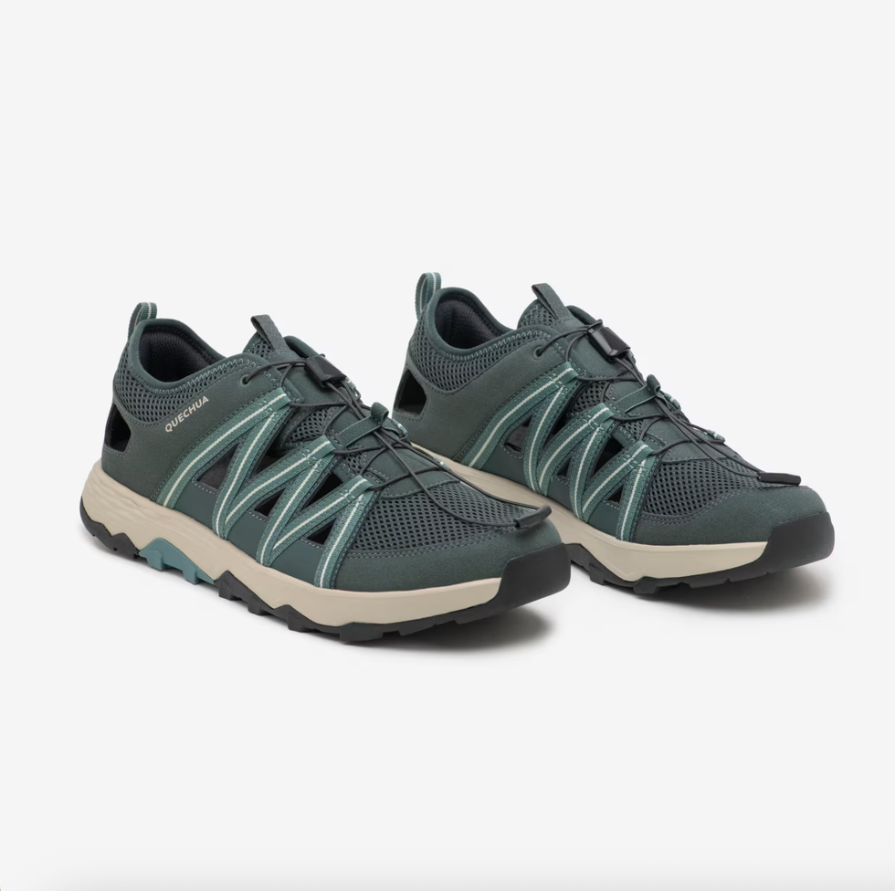 las sandalias cerradas para trekking de hombre quechua