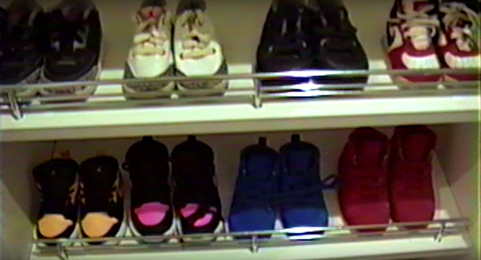 Footwear, Shoe, Shoe store, Fashion, Shelf, Room, Closet, Sneakers, Athletic shoe, Collection, 