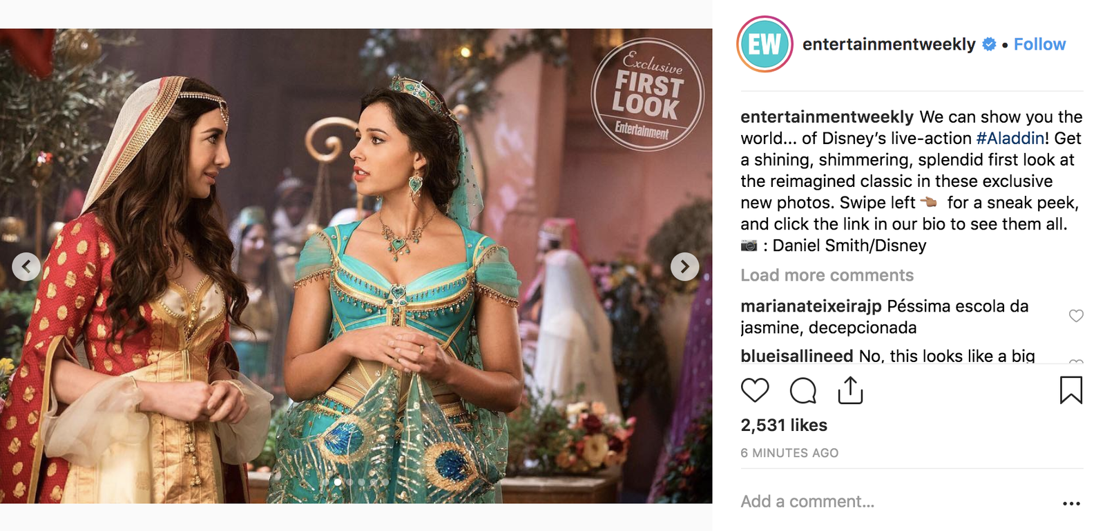 The Costumes in the Live Action 'Aladdin' Include Authentic Middle Eastern  References and Modern Day Streetwear Influences - Fashionista