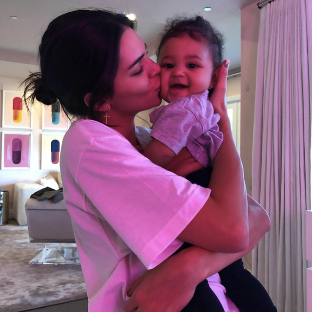Kendall Jenner and Her Niece Stormi