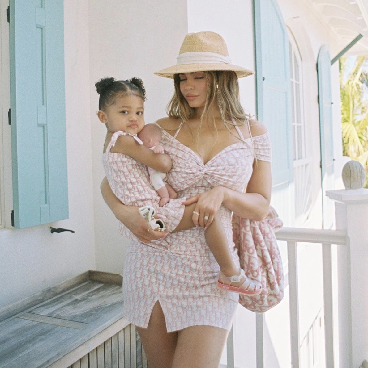 Kylie Jenner and Stormi Webster Twinned in Dior Dresses