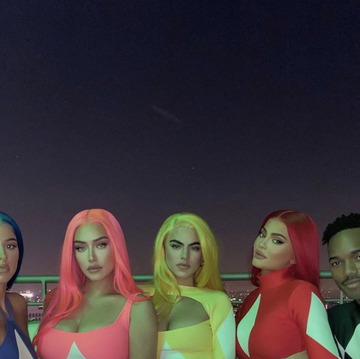 kylie jenner and her friends as power rangers