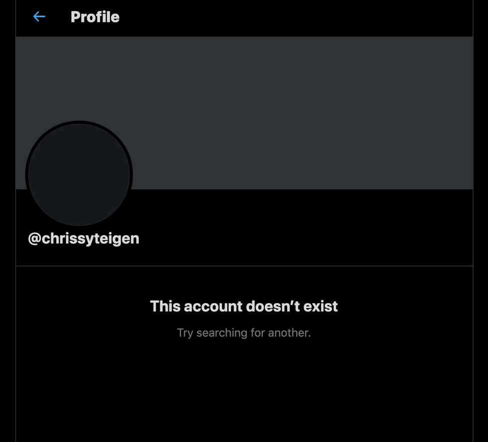 Chrissy Teigen Returns to Twitter After Disabling Account
