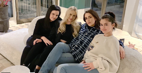 Ashley Cook, Raquelle Stevens, Courtney Lopez, and Selena Gomez ashley cook, raquelle stevens, courtney lopez, and selena gomez