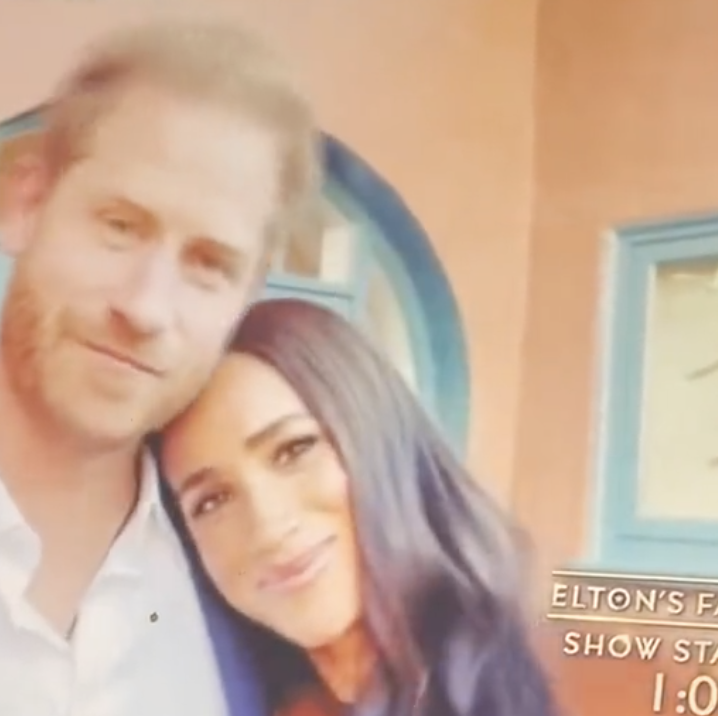 The way Meghan rests her head on Harry's shoulder at the end!!