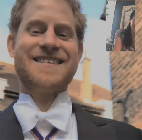 Meghan Markle and Prince Harry facetime calls