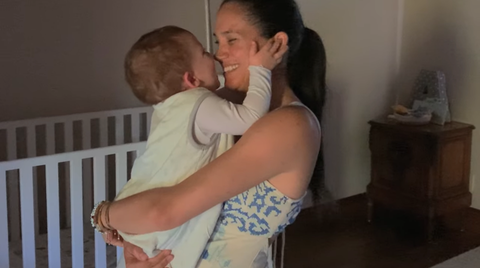 meghan markle with archie