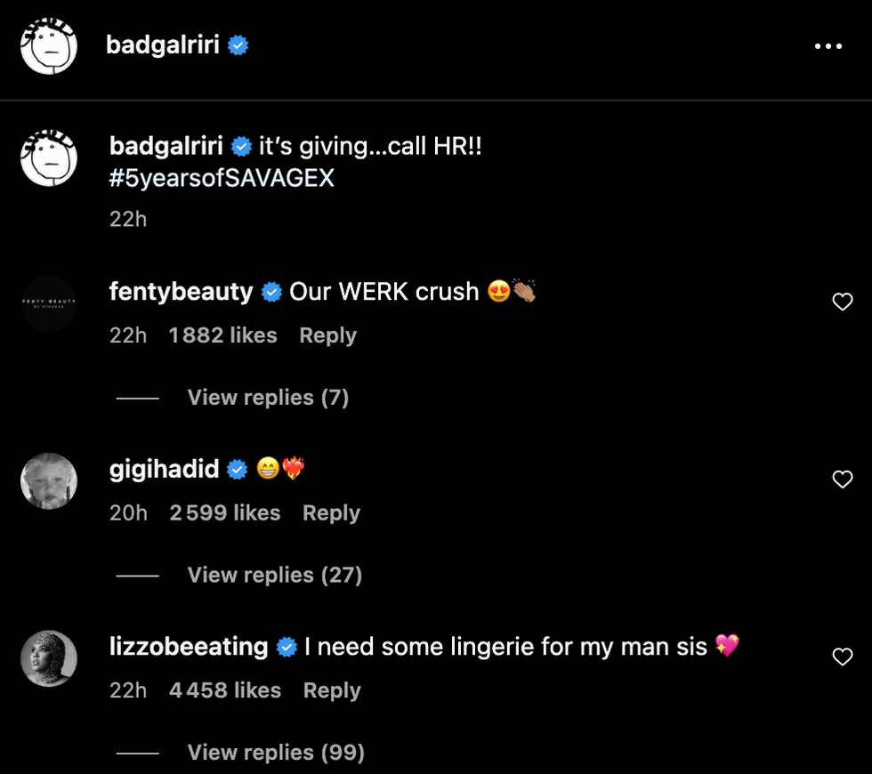 Lizzos Kommentar zu Rihannas Beitrag