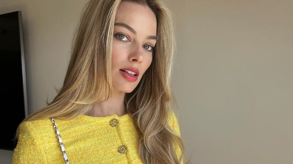 Margot Robbie Channels Clueless's Cher in a Yellow Tweed Set on Barbie Tour