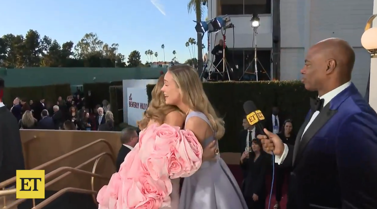 Watch Brie Larson and Jennifer Lopez Meet at 2024 Golden Globes