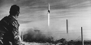 V-2 Sounding Rocket In New Mexico