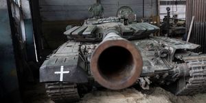 ukrainians refurbish captured russian military gear for re use