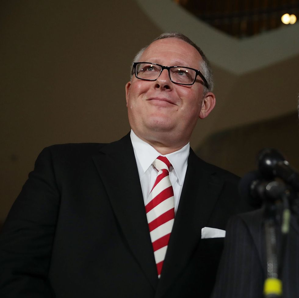 former trump campaign aide michael caputo arrives to testify before the house intelligence committee during a closed door session at the us capitol visitors center july 14, 2017 in washington, dc caputo resigned from being a trump campaign communications advisor after appearing to celebrate the firing of former campaign manager corey lewandowski denying any contact with russian officials during the 2016 campaign, caputo did live in moscow during the 1990s, served as an adviser to former russian president boris yeltsin and did pro putin public relations work for the russian conglomerate gazprom media