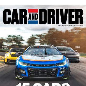 car and driver march april 2024 issue cover
