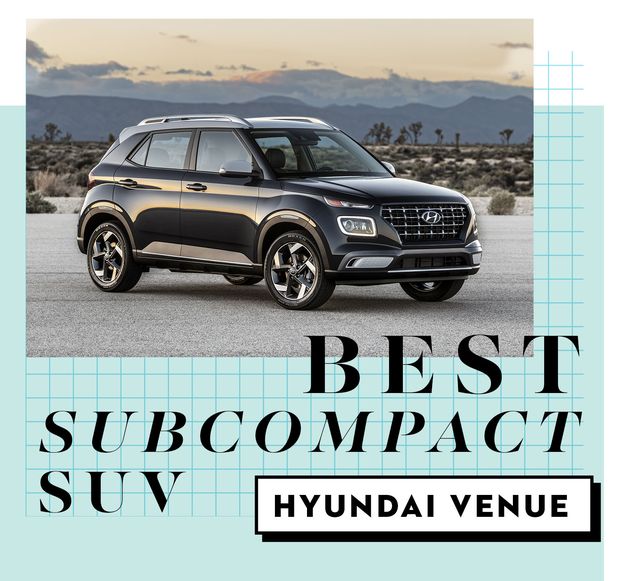 best car awards best subcompact suv   hyundai venue