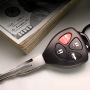 car and key money for buying a car with cash