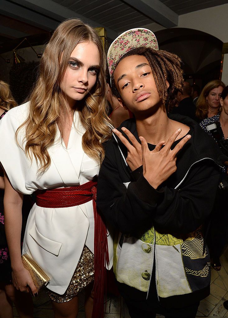 Cara Delevingne and Jaden Smith pictured kissing