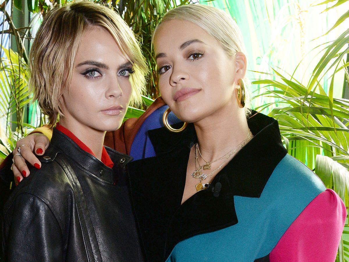 groot dwaas staking Cara Delevingne and Rita Ora cyberbullying interview - Campaign with Rimmel