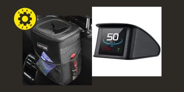 cool car accessories spedometer car trash can